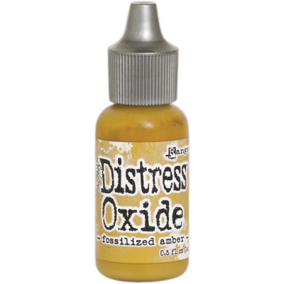 Distress Oxides Reinkers - Tim Holtz- couleur «Fossilized Amber»